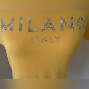 Milano Women's Tee with Crystal Logo